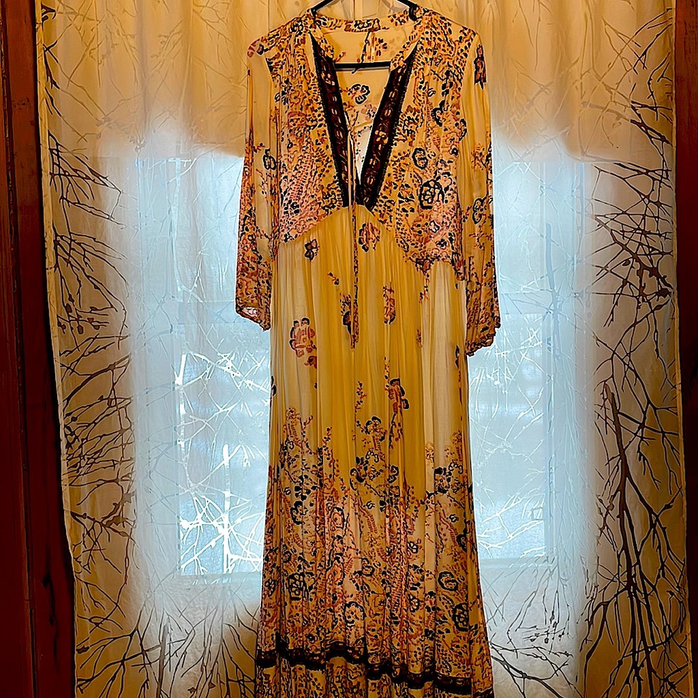 Free People boho maxi dress FINAl